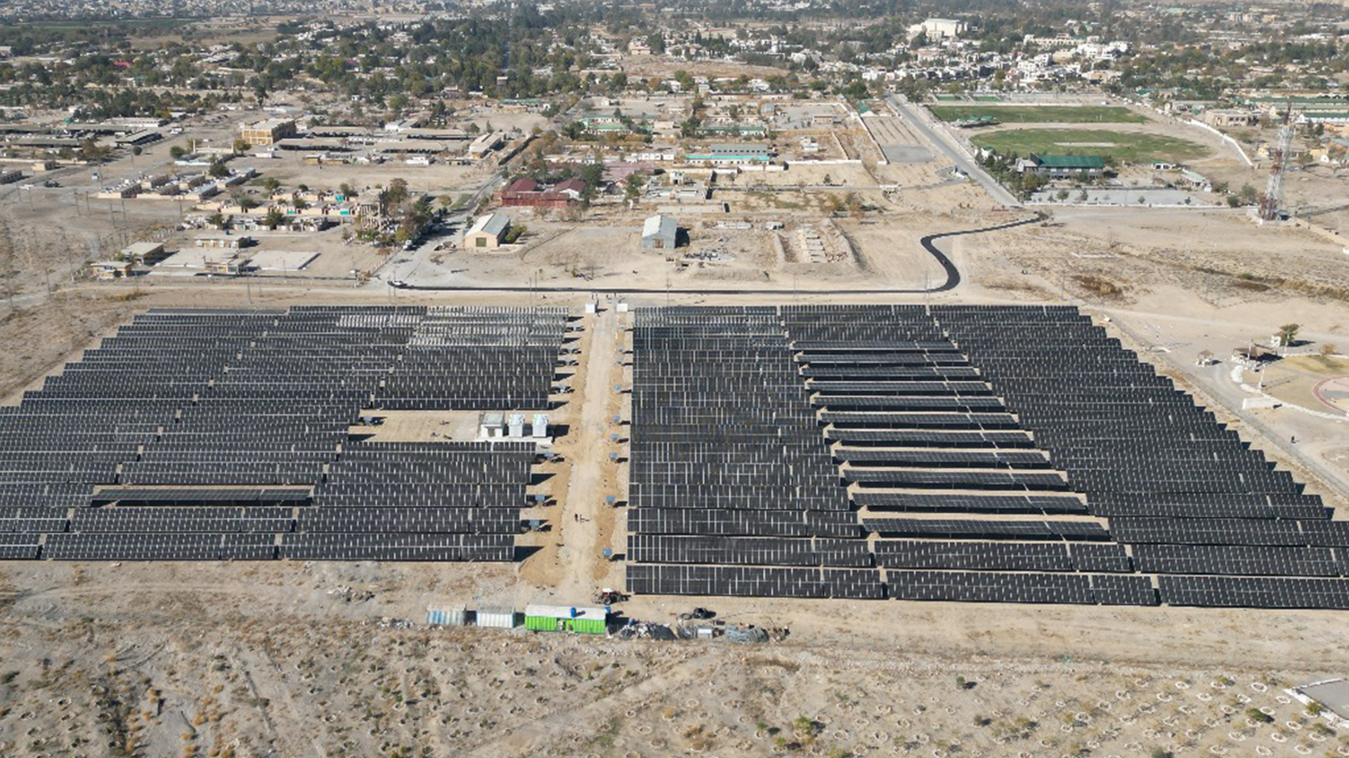 Large‑scale industrial solar installation 